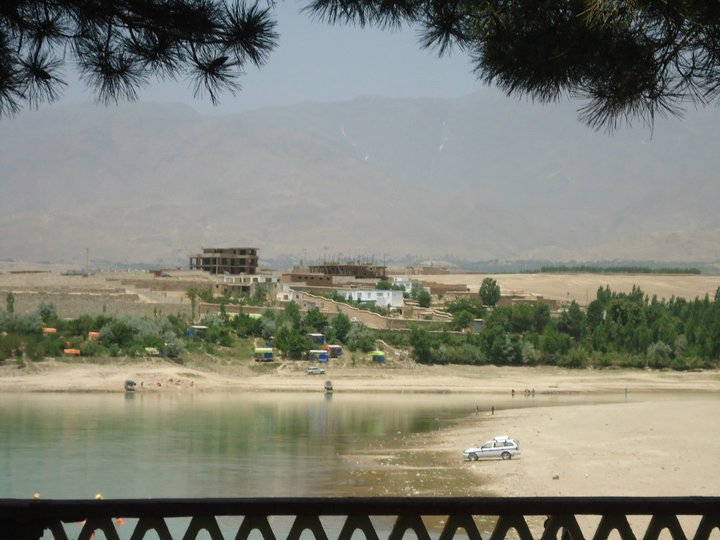 View from a restaurant in Qargha