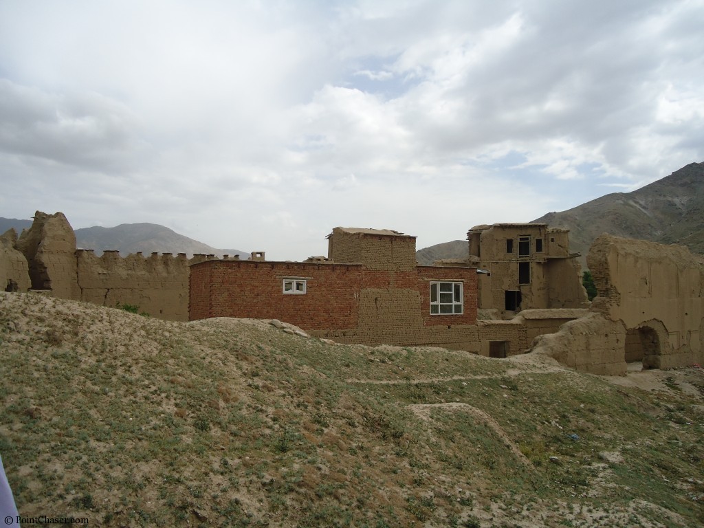 Rebuilt portion of fortress in Arghandeh Afghanistan