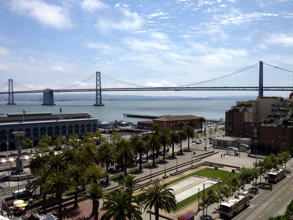 View from the Embarcadero Suite Hyatt Regency San Francisco