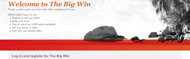 IHG Big Win 2014 promotion: 108,000 points for $357.84