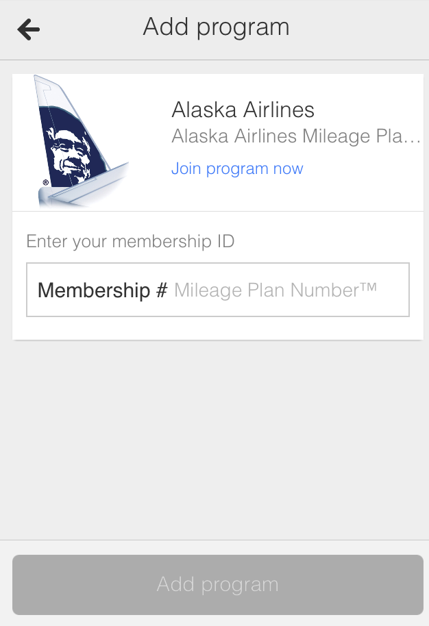 Google Wallet Award Tracking Alaska Airlines Mileage Plan