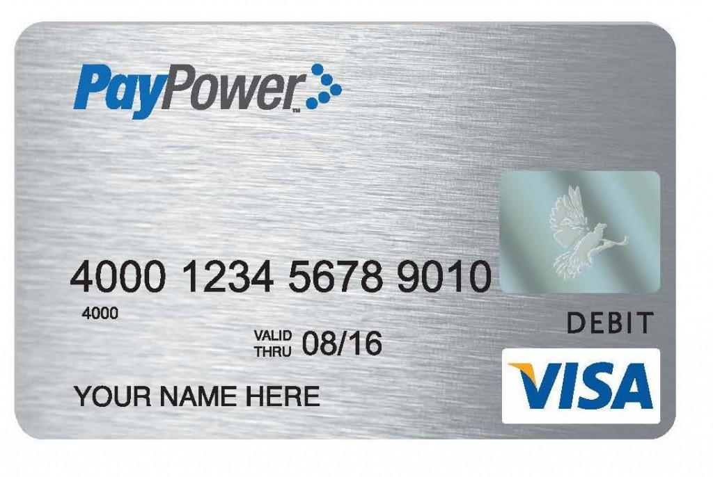 Paypower Prepaid Visa Card