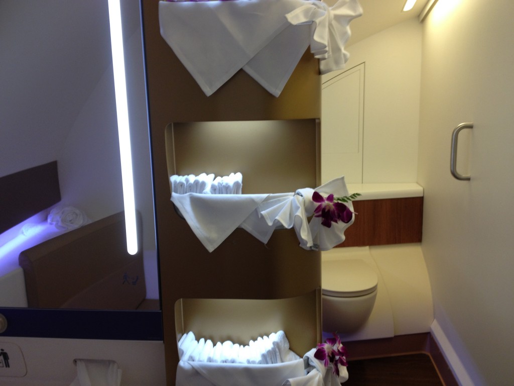 Thai Airways A380 First Class Bathroom Amenities