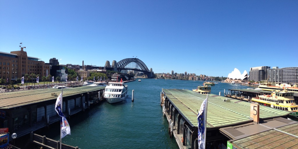 View from Circular Quay Train Station