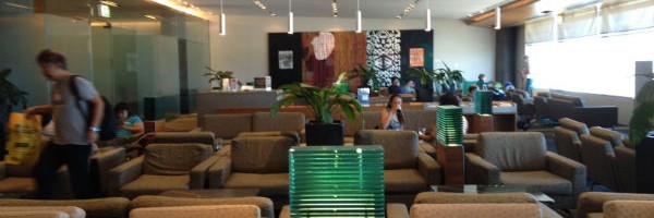 Seating at the Air New Zealand Business Class Lounge