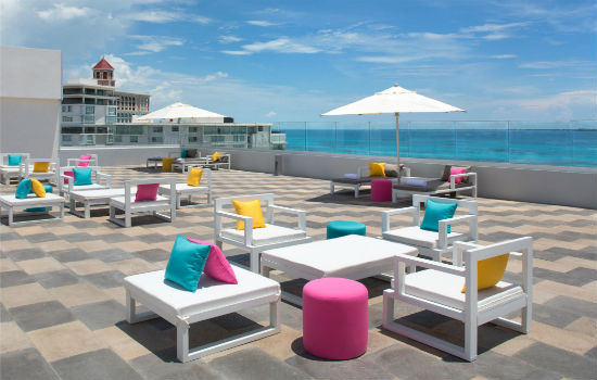 Aloft Cancun Rooftop Source: Hotel website