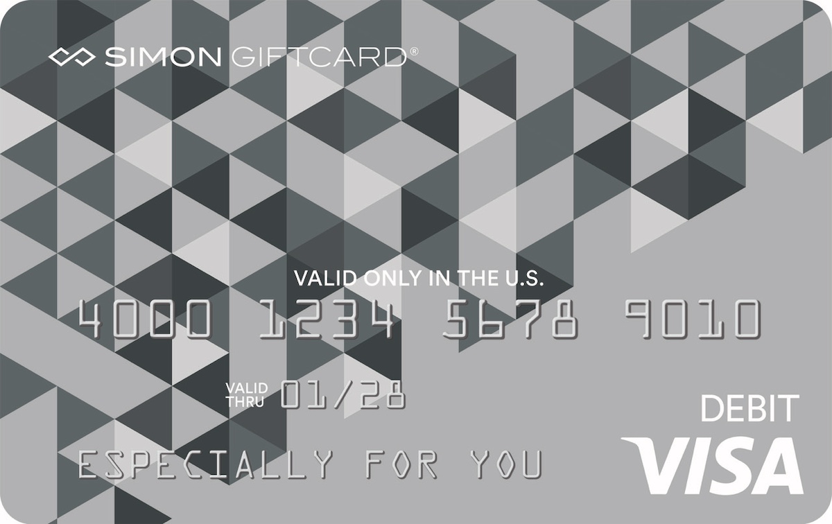 Simon Mall Visa Gift Card $500