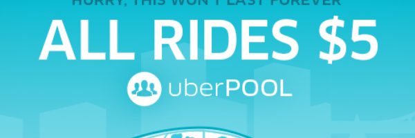 $5 Rides with UberPOOL in San Francisco
