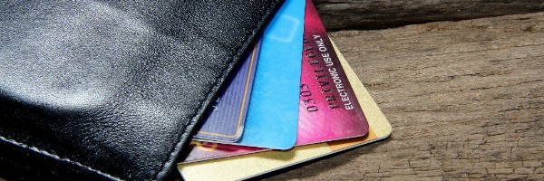 Rewards credit Cards in a wallet