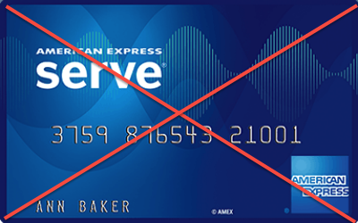 American Express Serve shutdown