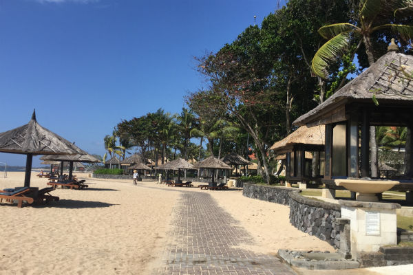 Conrad Bali Beach Cabanas