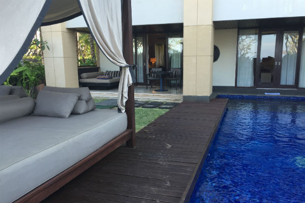 Conrad Bali Pool Suite Outdoor Area