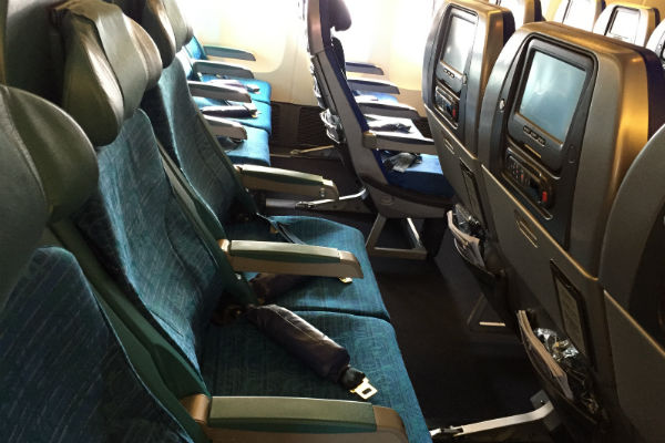 Review: Cathay Pacific economy class Bali to Hong Kong