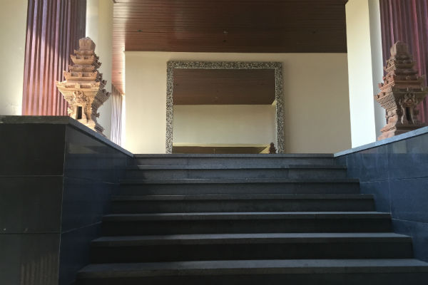 The entrance to the Conrad Bali Penthouse Suite