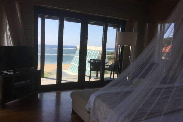 Conrad Bali Penthouse Suite Master Bedroom & Balcony
