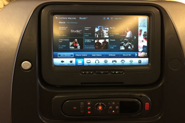 Cathay Pacific IFE