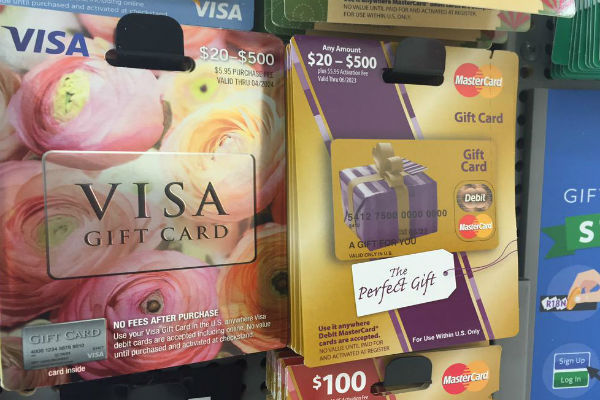 What happens if you overcharge a visa gift card