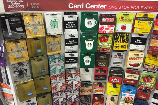 Office Depot Visa Gift Card Rack