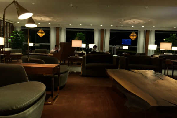 Cathay Pacific The Pier First Class Lounge Seating Area