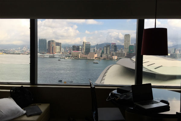 View Grand Deluxe Harbour Room Grand Hyatt Hong Kong