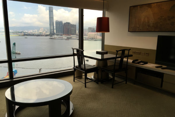 Living room of the Grand Suite Grand Hyatt Hong Kong