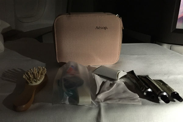 Cathay Pacific First Class Amenity Kit 