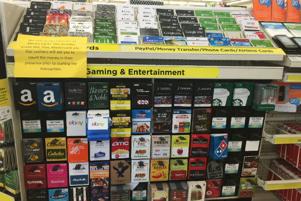 Dollar General Gift Card Rack Pointchaser