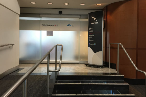 Entrance to the Air France KLM Lounge at SFO