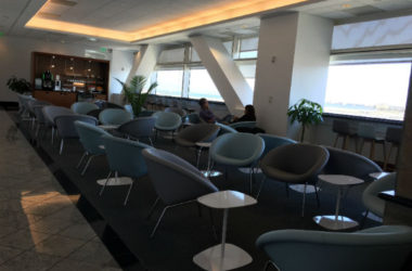Seating Area at the SFO Air France KLM Lounge
