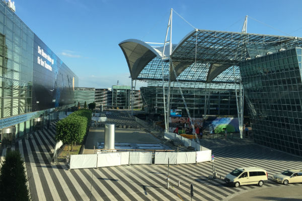 View from the Junior Suite at the Hilton Munich Airport Hotel