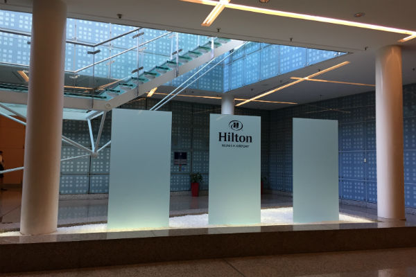 Hilton Munich Airport Hotel Sign