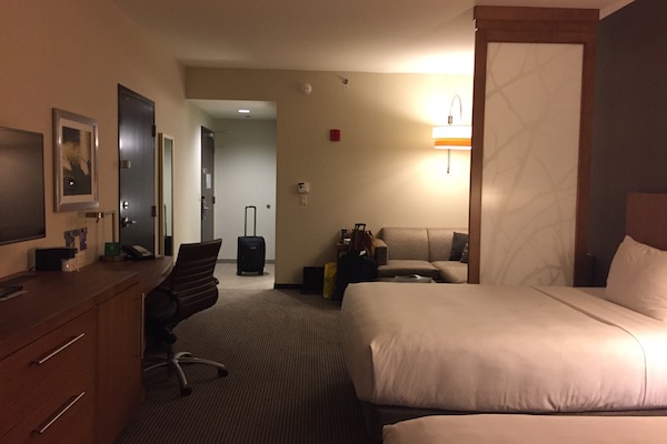 Spacious standard room at the Hyatt Place Chicago Downtown The Loop Hotel