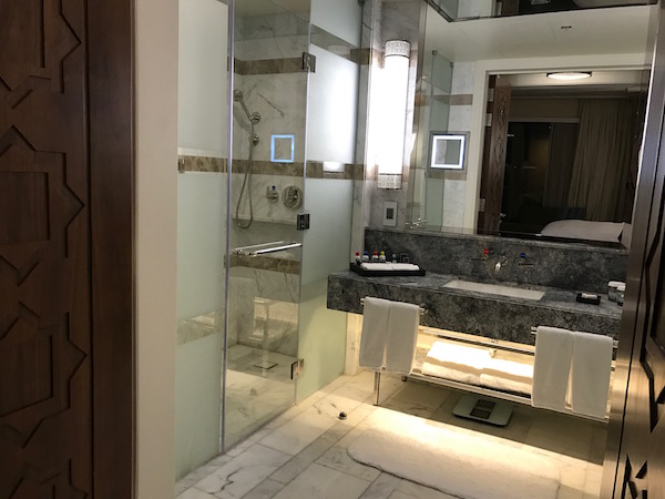 Conrad Makkah Hotel Review Haram View Suite Bathroom