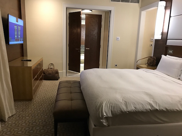 Conrad Makkah Hotel Review Haram View Suite Master Bedroom
