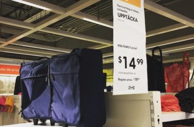 IKEA UPPTÄCKA collapsable carry-on bag