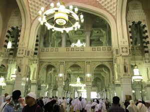Prayer Hall inside Masjid Al Haram Mecca