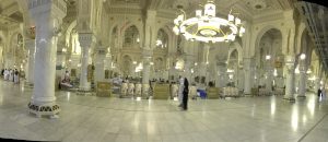 Prayer Hall inside Masjid Al Haram Mecca