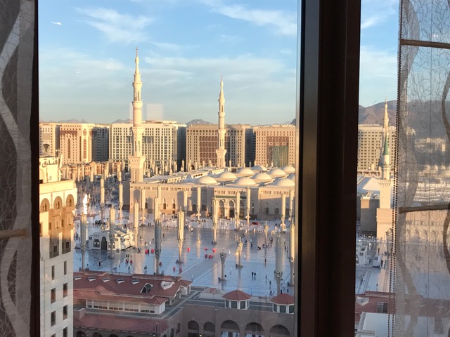 Prophet's Mosque View from the Pullman ZamZam Madinah Hotel