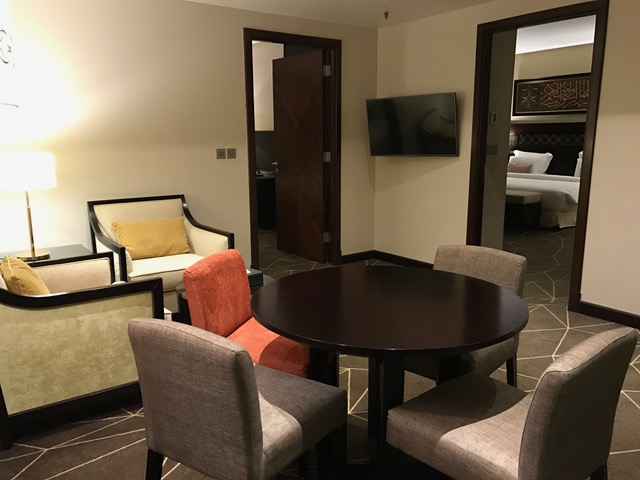 Pullman Madina Hotel 2-bedroom Executive Suite Living Room
