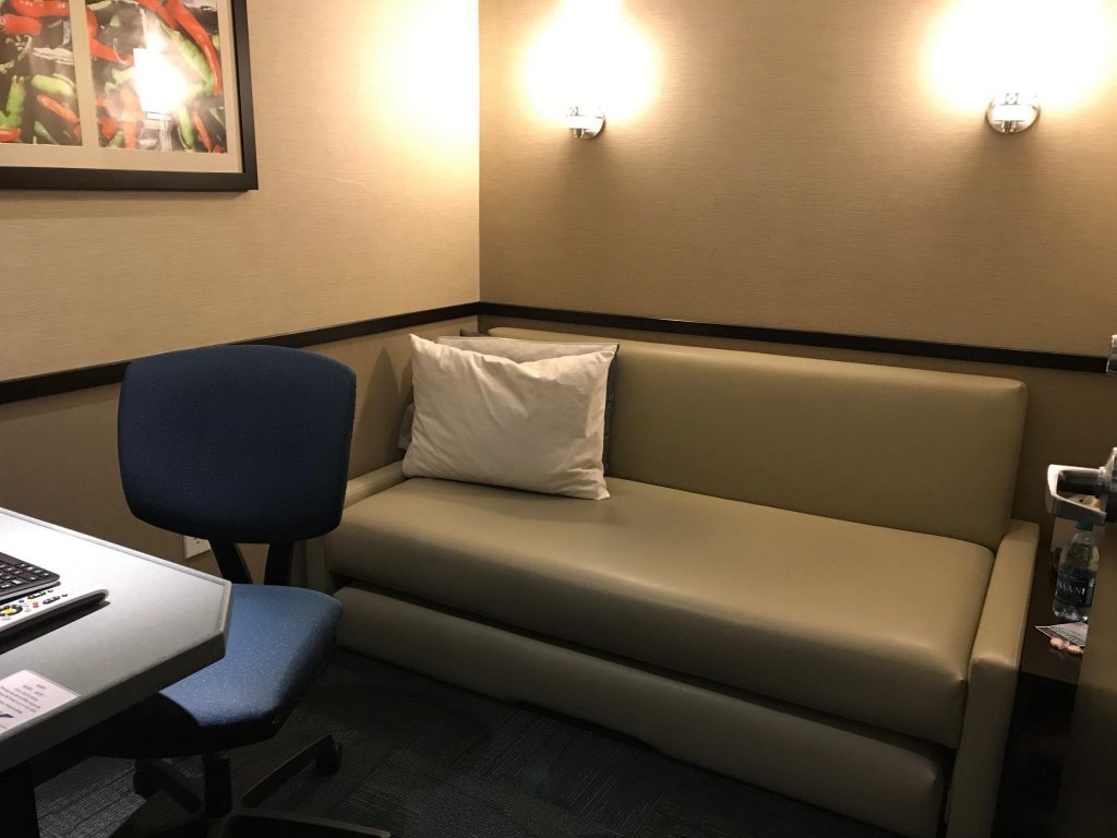 Minute Suites Room Interior at Dallas Fort Worth Airport