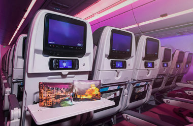 Qatar Airways Economy Class Cabin and Amenity Kit