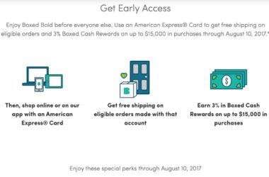 Boxed Amex Deal $25 off $65