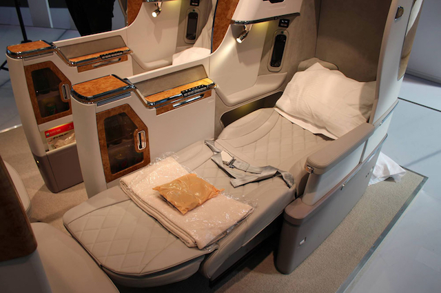 Emirates New Business Class Seat on the Boeing 777-300