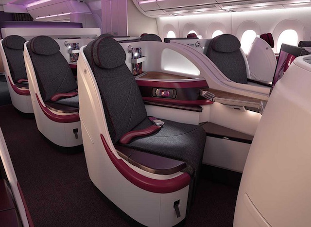 Qatar Airways A350 New Business Class Seat