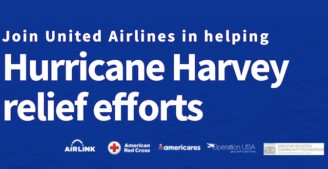 Earn bonus miles for Hurricane Harvey relief donations