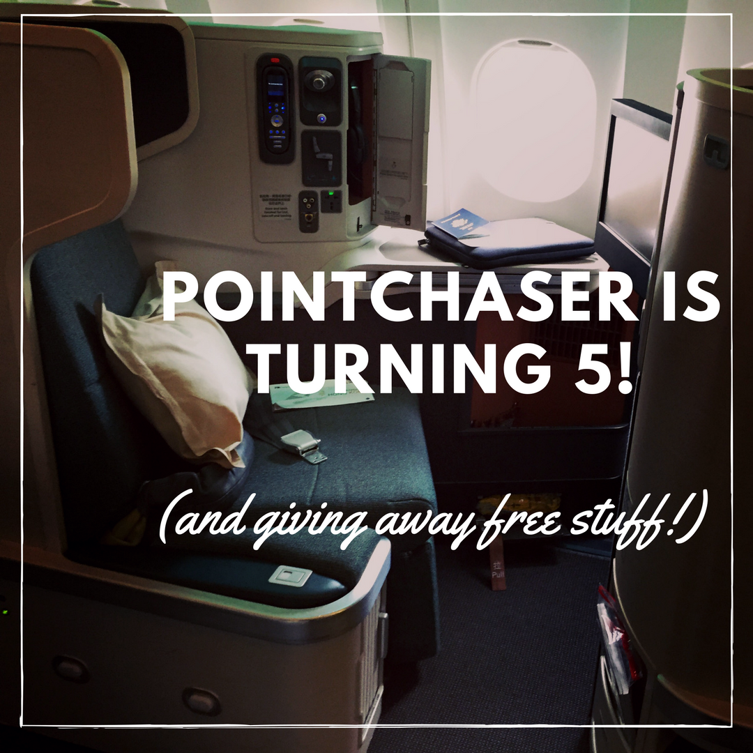 PointChaser turns 5: Giveaway winners announced!