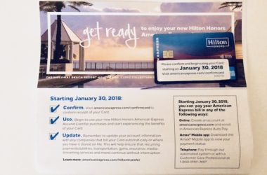 Amex Hilton Ascend Card Arrived January 15