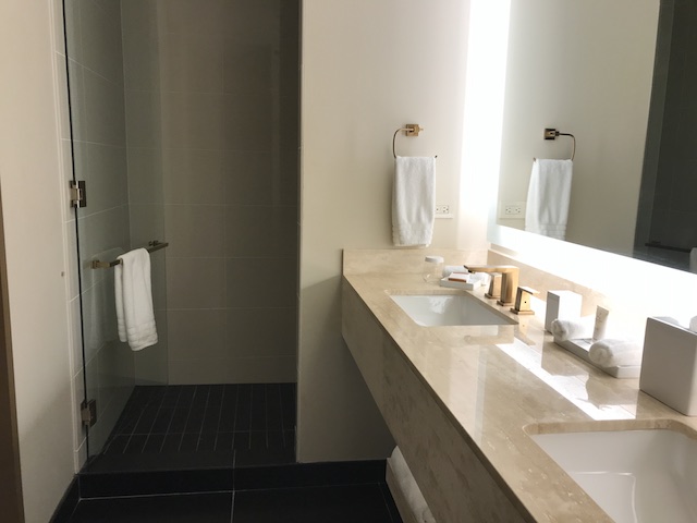 Review Conrad Chicago Superior Room Bathroom