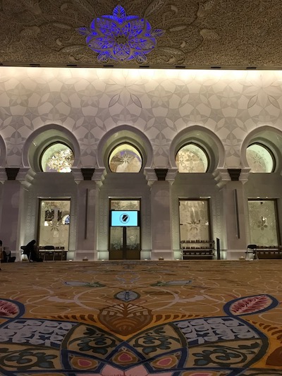 Women's Prayer Hall at the Sheikh Zayed Mosque 