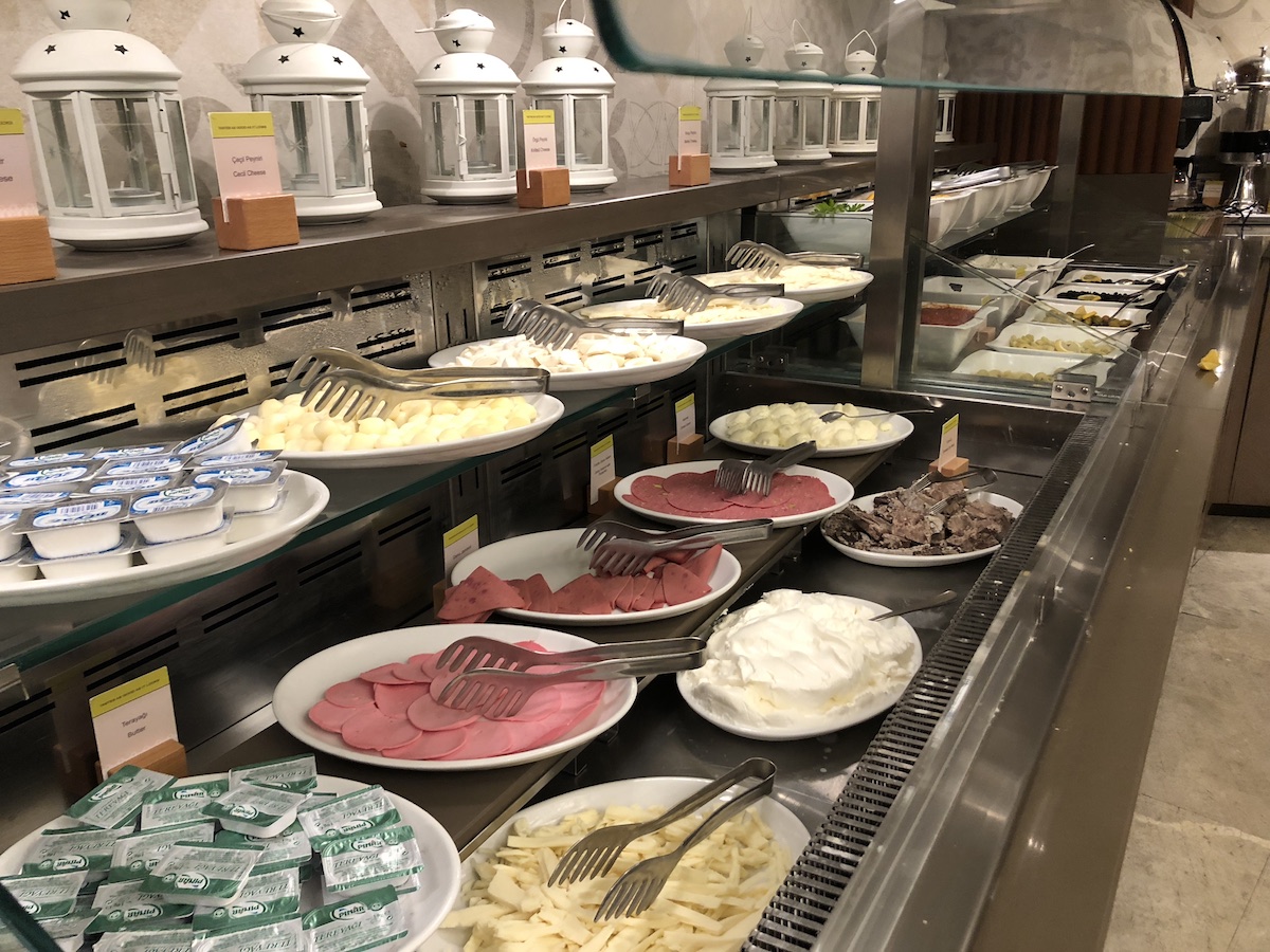 Doubletree Istanbul Sirkeci Review Breakfast Cheese and Meat Spread